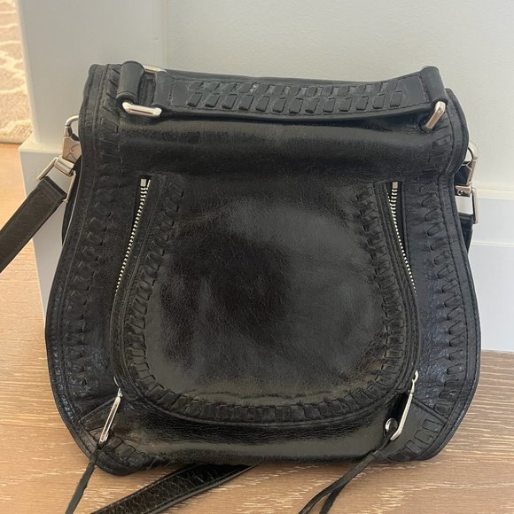 Rebecca Minkoff Vanity Saddle Bag - Black - Picture 4 of 6